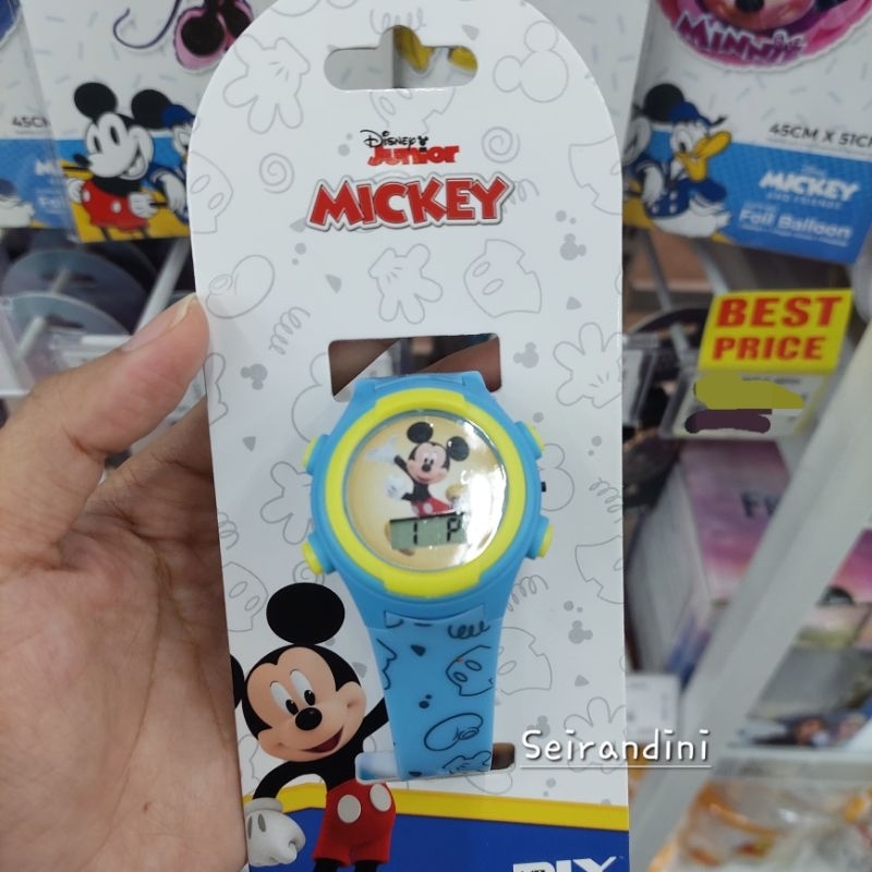 Jam Tangan Digital Disney Mickey Mouse Anak Remaja Kado Hadiah Unik Mr DIY