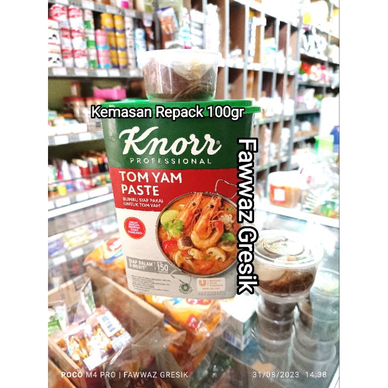 

Knorr Tom Yam Paste Repack 100 GR / Bumbu Tum Yam / TomYam 100gr Repack 100 gram