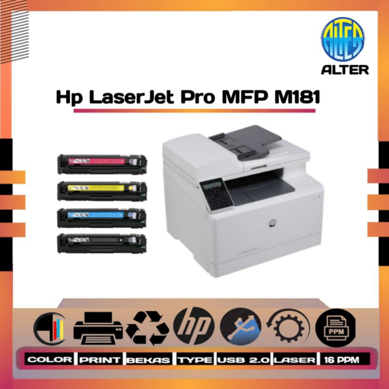 Printer Hp Color Laserjet Pro mfp m181fw