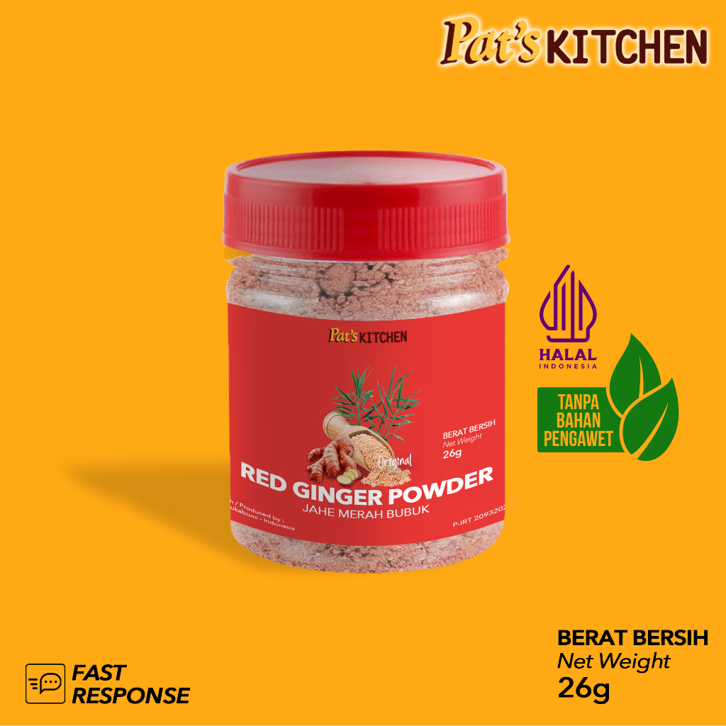 

Red Ginger Powder / Jahe Merah Bubuk
