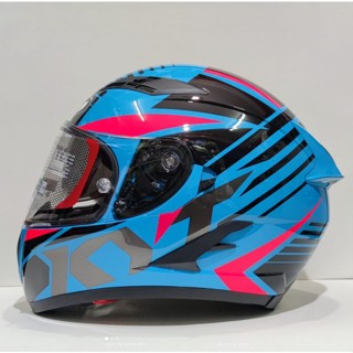 HELM KYT FALCON FR RADIANT SKY BLUE KYT Falcon FR Radiant FULL FACE