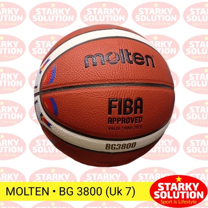 Bola Basket MOLTEN BG 3800 FIBA Basketball BG3800 size 6 7 Original