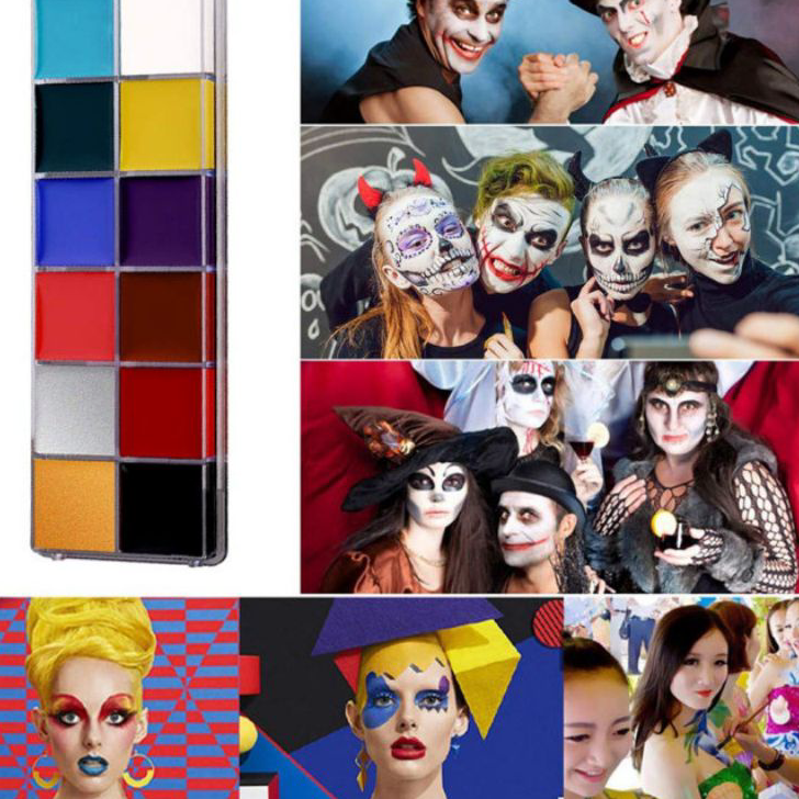 

Super Promo Body Face Painting 12 Warna Cat Wajah Body Painting Palette Wajah Painting Wajah Ready Stock