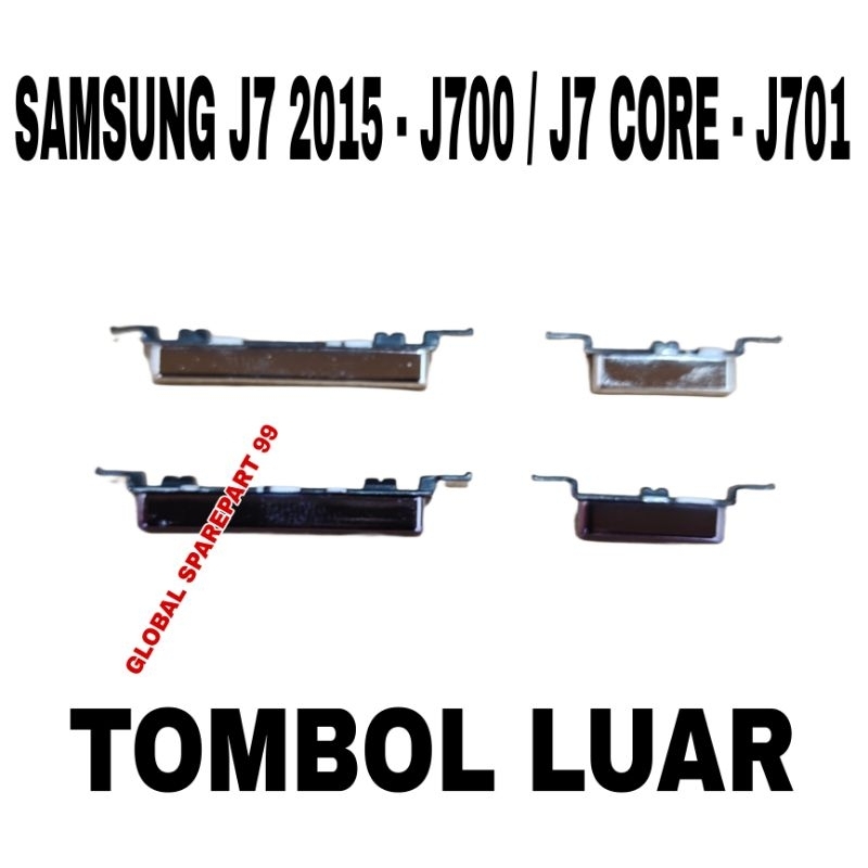 PERNIK RUBBER TOMBOL LUAR ON/OFF + VOLUME SAMSUNG J7 2015 - J700 / J7 CORE - J701 TOMBOL BUTTON