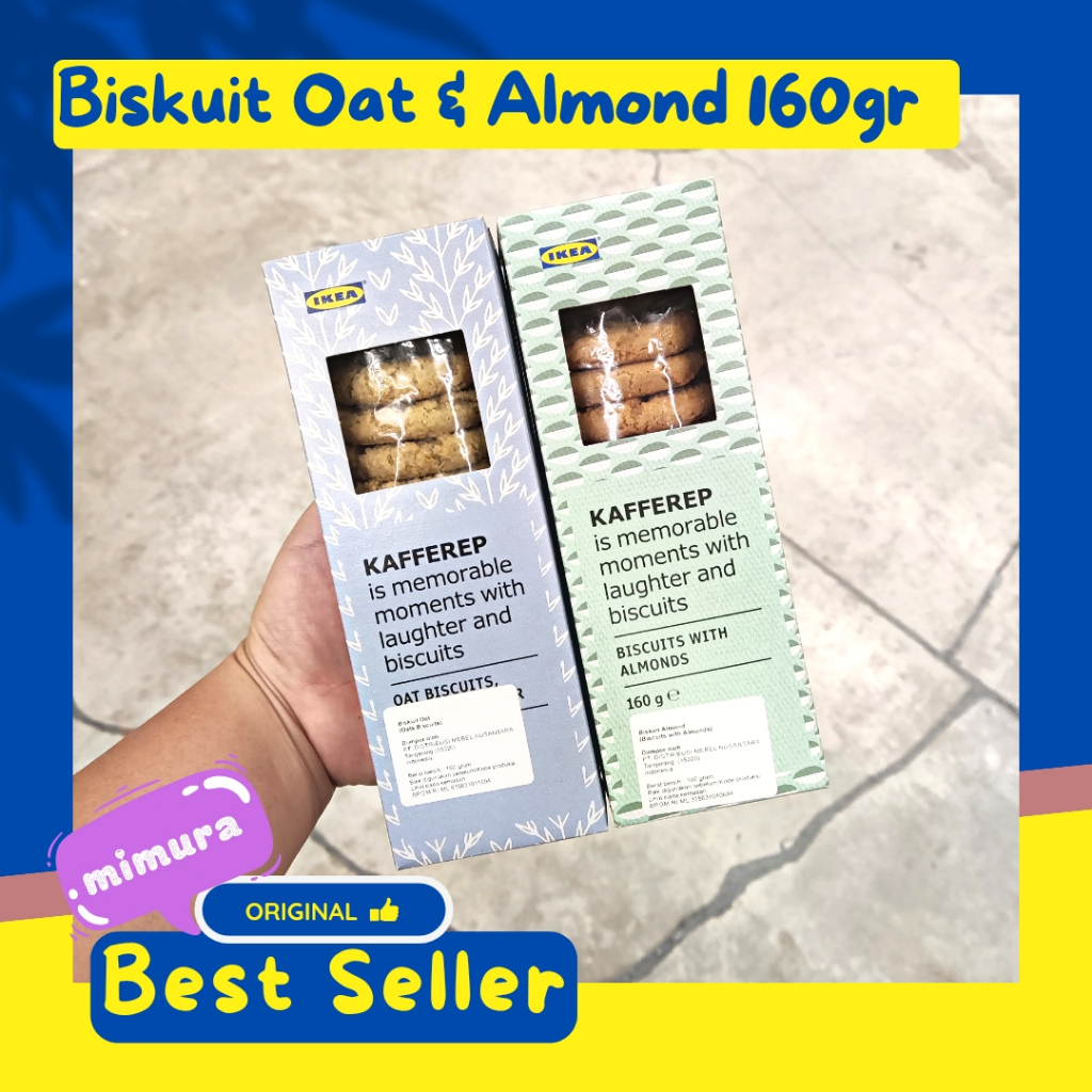 

Biskuit Almond Oat IKE4 Kafferep Biscuit Swedia EXP TERLAMA