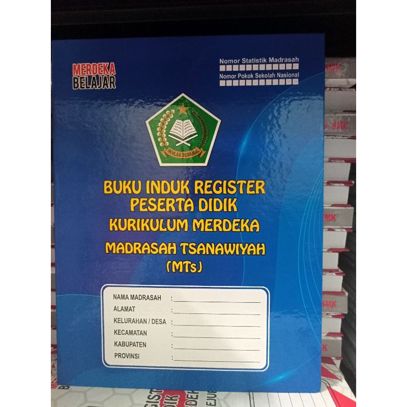 

BUKU INDUK SISWA (MTS) KURIKULUM MERDEKA IKM ISI 40 SISWA