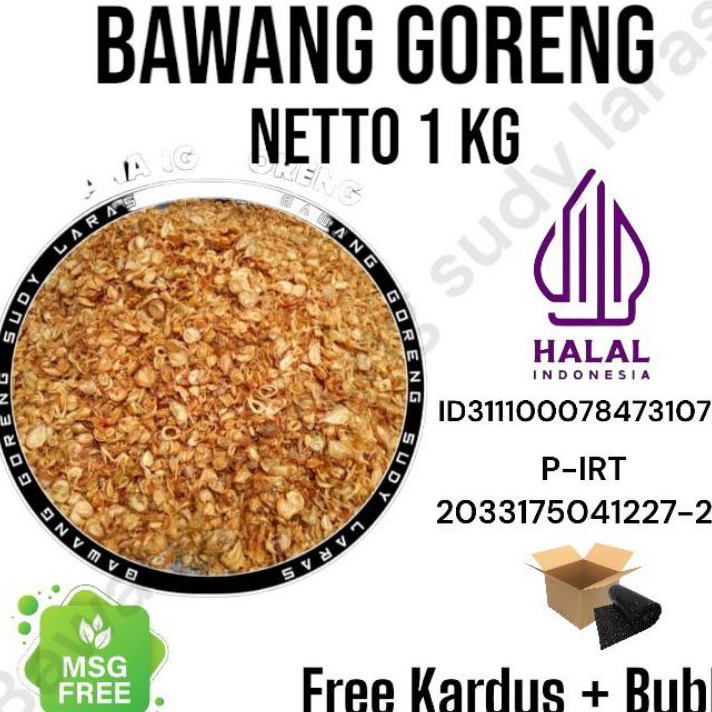 

➲➛☆ BAWANG goreng ASLI Brebes&sumenep 1 Kg renyah