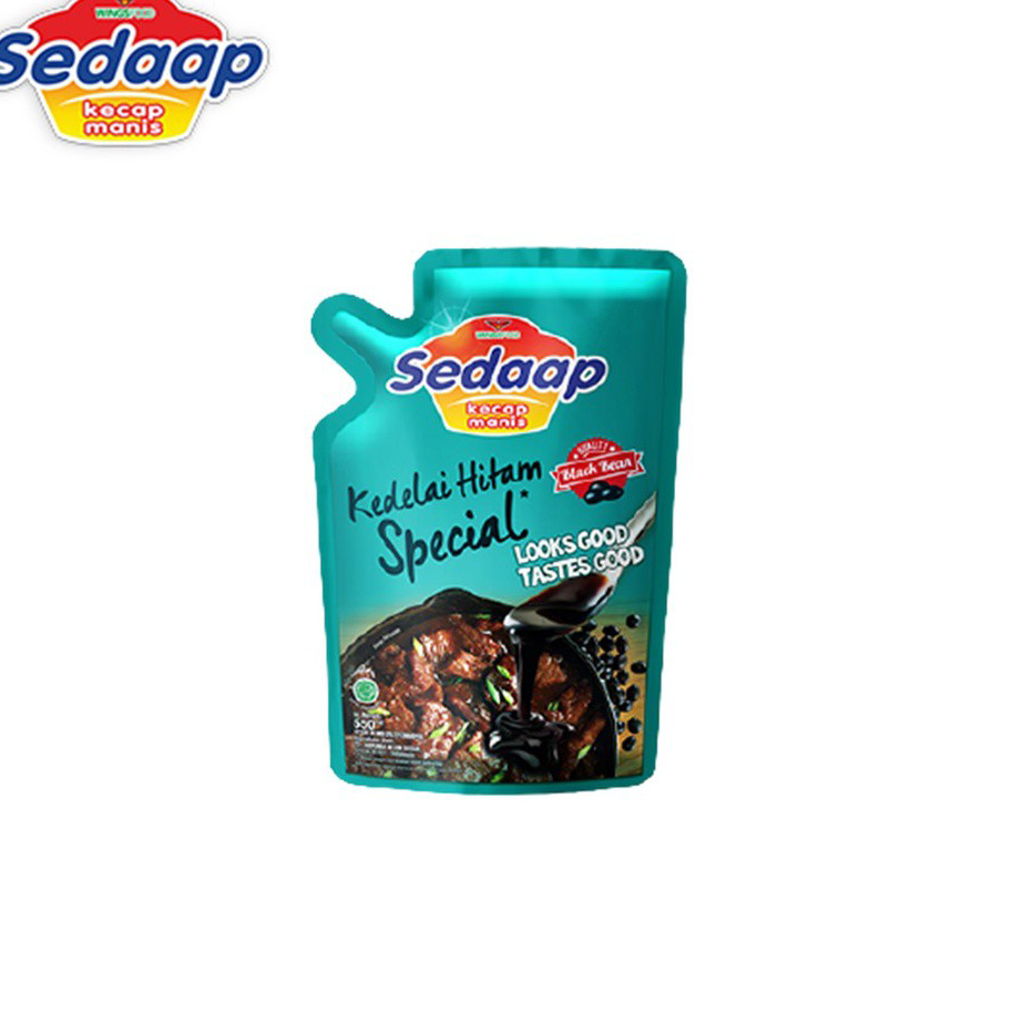 

Big Sale SEDAAP Kecap Manis Kedelai Hitam Spesial Pouch 520ML