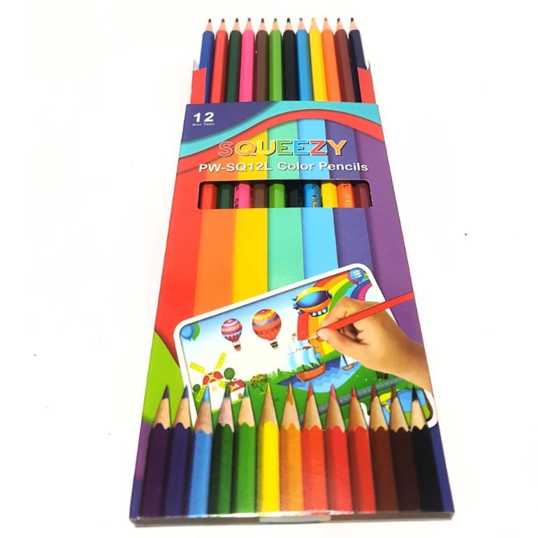 

➪➽✳✧ Harga Grosir 1Packs / 12 pcs Pensil Warna Color Pencil Panjang (12 warna)