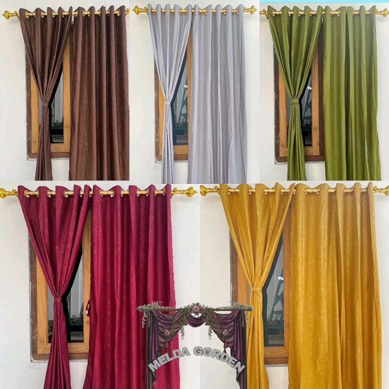 GORDEN JENDELA PENDEK KAMAR KORDEN HORDENG PENDEK 10 RING