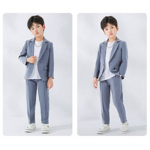 Setelan Anak Jas Blazer Anak Laki Laki Bahan Katun 3 4 5 Tahun