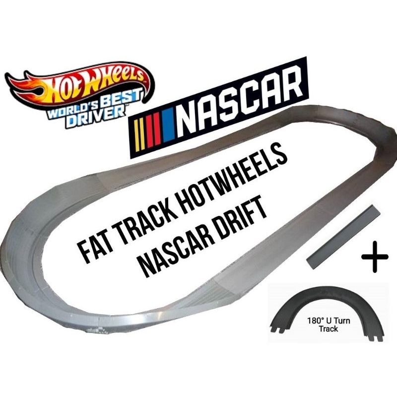 Hot Wheels Fat Track Nascar Drift Race