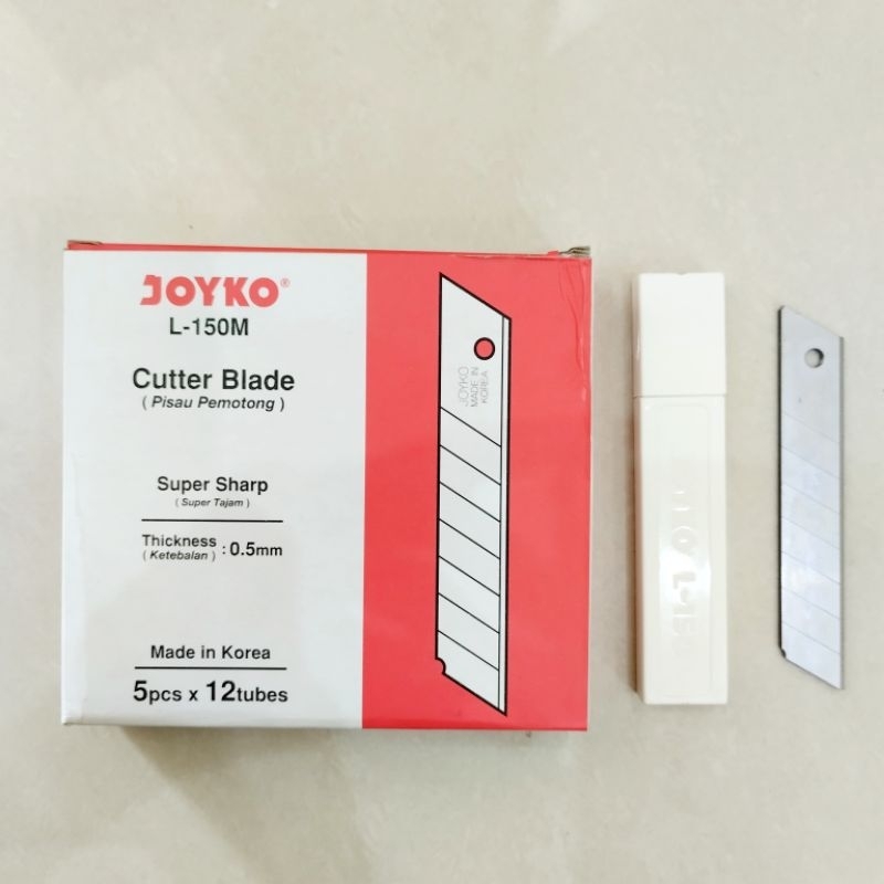

[Harga 1 tube isi 5]Isi Cutter Joyko L-150/Refill/Pisau Cutter Joyko Besar L-150