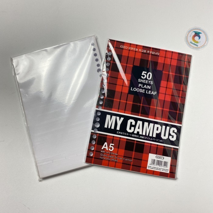 

Isi Binder Loose Leaf A5 KIKY Polos Plain