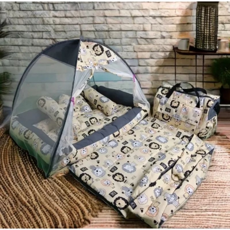 Perlengkapan Kasur Bayi Set Kelambu