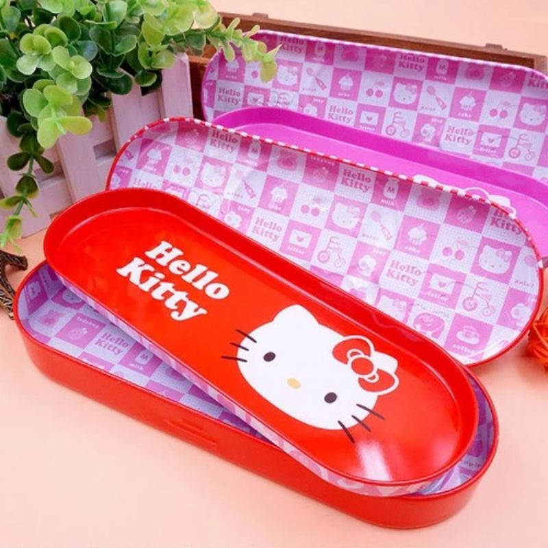 

Tempat kotak pensil pen Kaleng Hello kitty KT9212