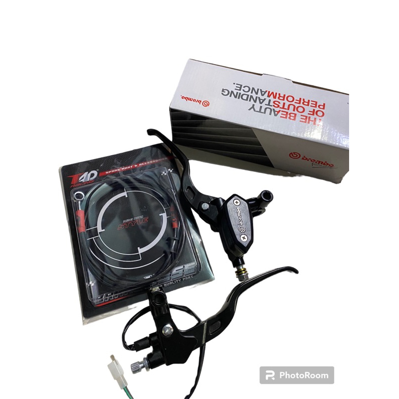 paket master rem brembo oval set selang rem tad racing panjang 75 cm hitam termurah