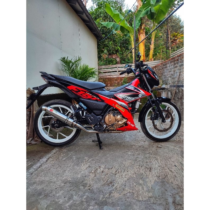Knalpot racing satria fu injeksi