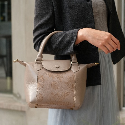 Leswan - Tas Longchamp Selempang Bahu Wanita Kulit Sapi Asli - Keisha S