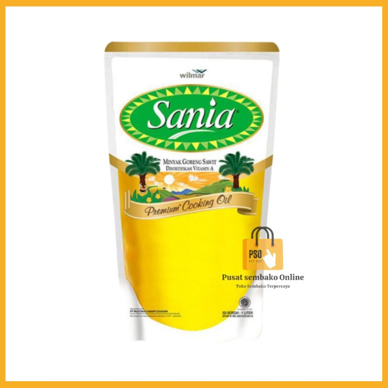 

Sania Minyak Goreng 1 Liter (1 Pcs / Pouch) Minyak Goreng Jabodetabek
