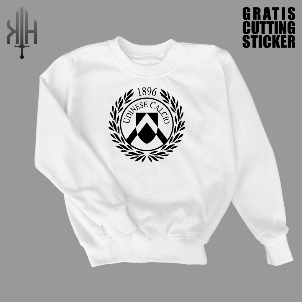 Crewneck Sweater Udinese-Crewneck Pria-Sweater Wanita