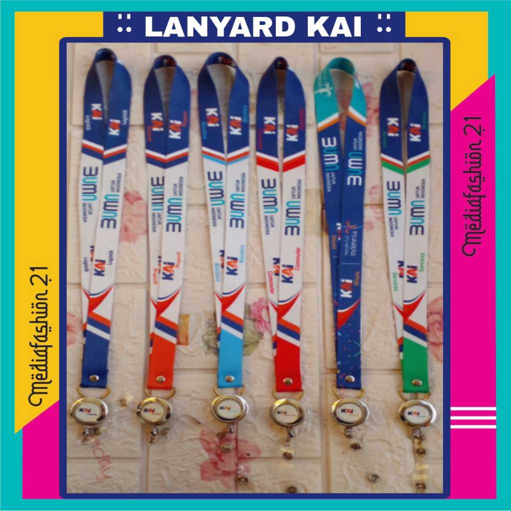 

Lanyard Tali Gantungan ID Card KAI (KERETA API INDONESIA) Lengkap Free Strap Gantungan Flashdisk