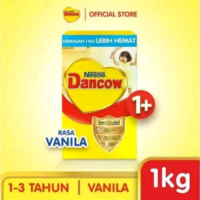 

Nestle Dancow 1+ 1 kg Susu pertumbuhan rasa vanila madu