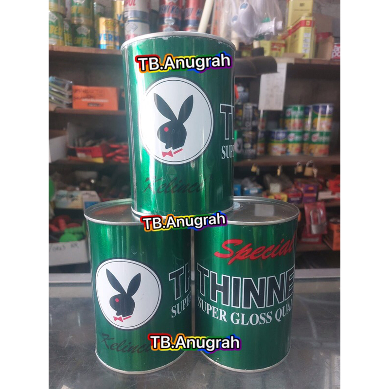 Thinner / Tiner Super / Thiner KALENG THINNER 1 LITER SUPER GLOSS Thiner Pengencer cat minyak besi K