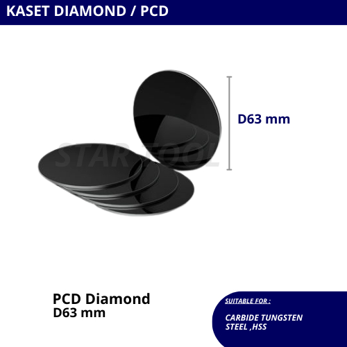 Kaset Diamond PCD Diameter 63mm