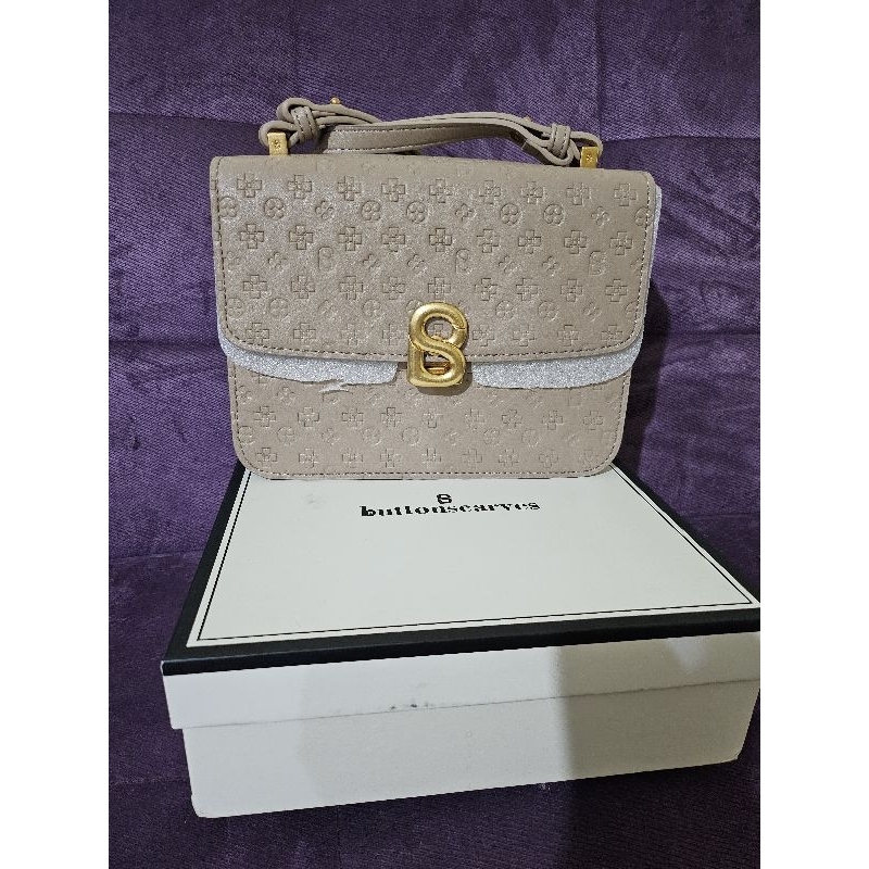 tas audrey taupe monogram