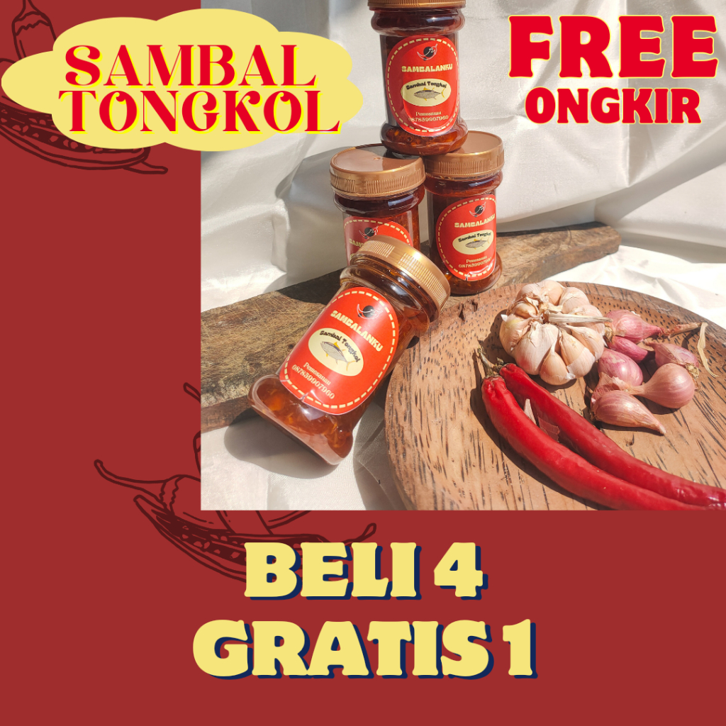 

Sambal tongkol suwir pedas siap makan