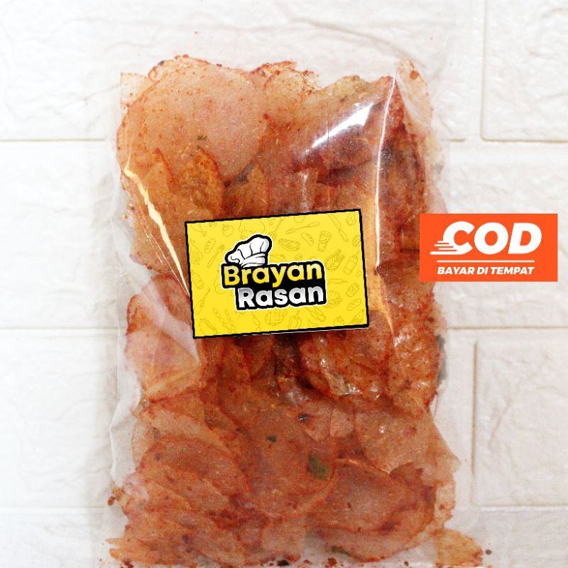 

Kripca Super Pedas Cemilan Kerpik Kaca Lezat