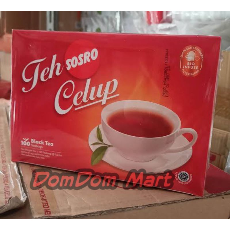

Teh Celup Sosro 1 Box Isi 100 pcs Teh Celup Sosro