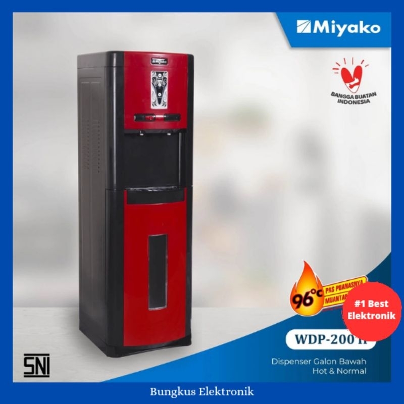 DISPENSER GALON BAWAH MIYAKO WDP 200 PANAS DAN NORMAL