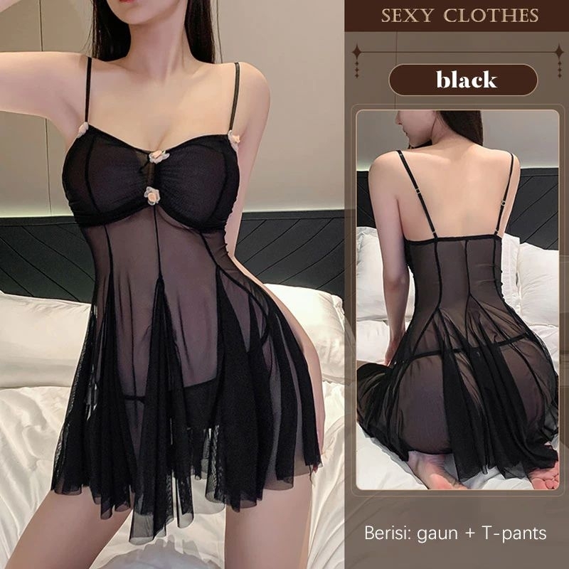 Dress Lingerie Sexy Transparan Lingerie Hot 5178