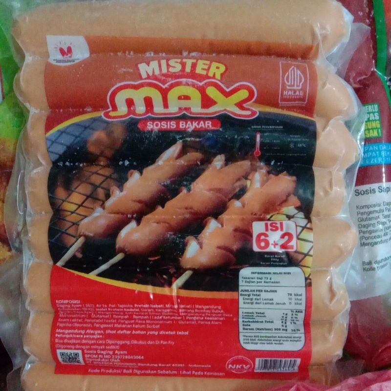 

Mister Max Jumbo isi 8 Berat 650gr