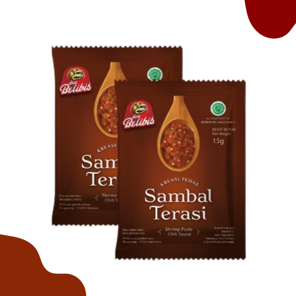 

Dua Belibis Terasi Sachet Renceng 15gr