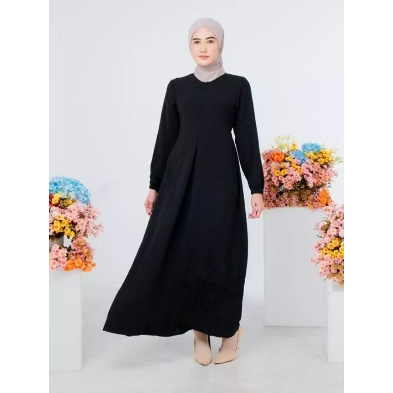 GAMIS CRINKLE PREMIUM AIRFLOW | DRESS THALITA | GAMIS POLOS SIMPLE BAHAN CRINKLE AIRFLOW | BASIC ABA