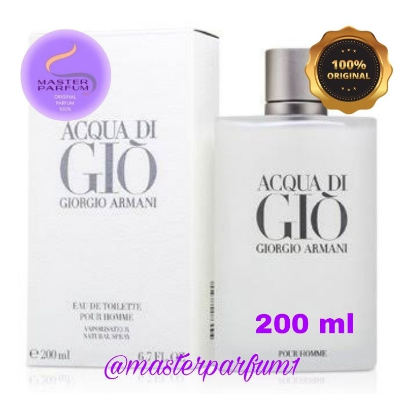 Acqua Di Gio 200 ml. ORIGINAL PARFUM 100%