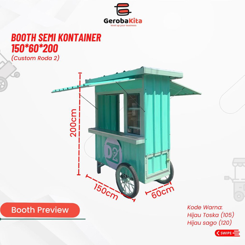 Booth Semi Container Roda 2