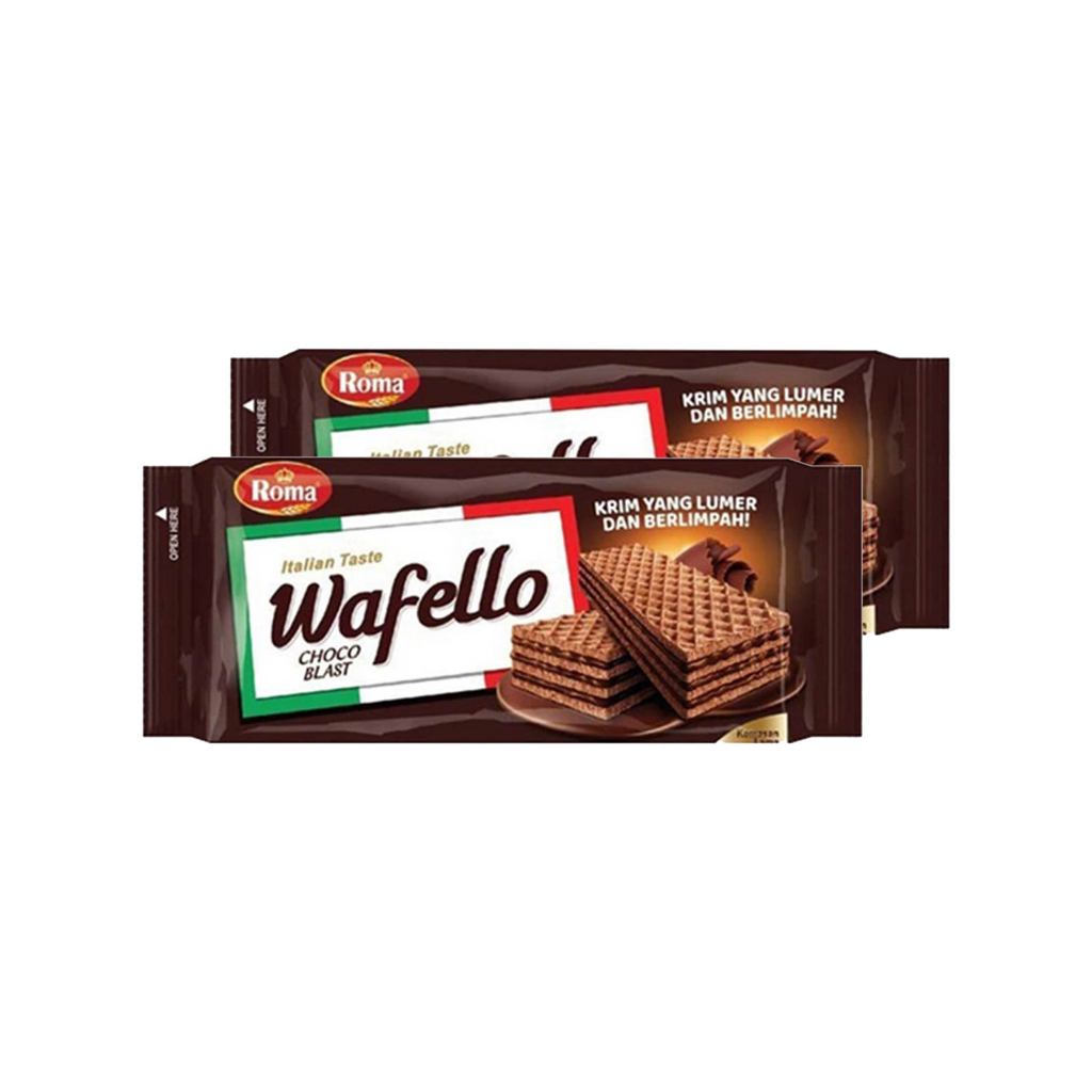 

2Pcs Wafello Wafer Italia Choco Blast 117G