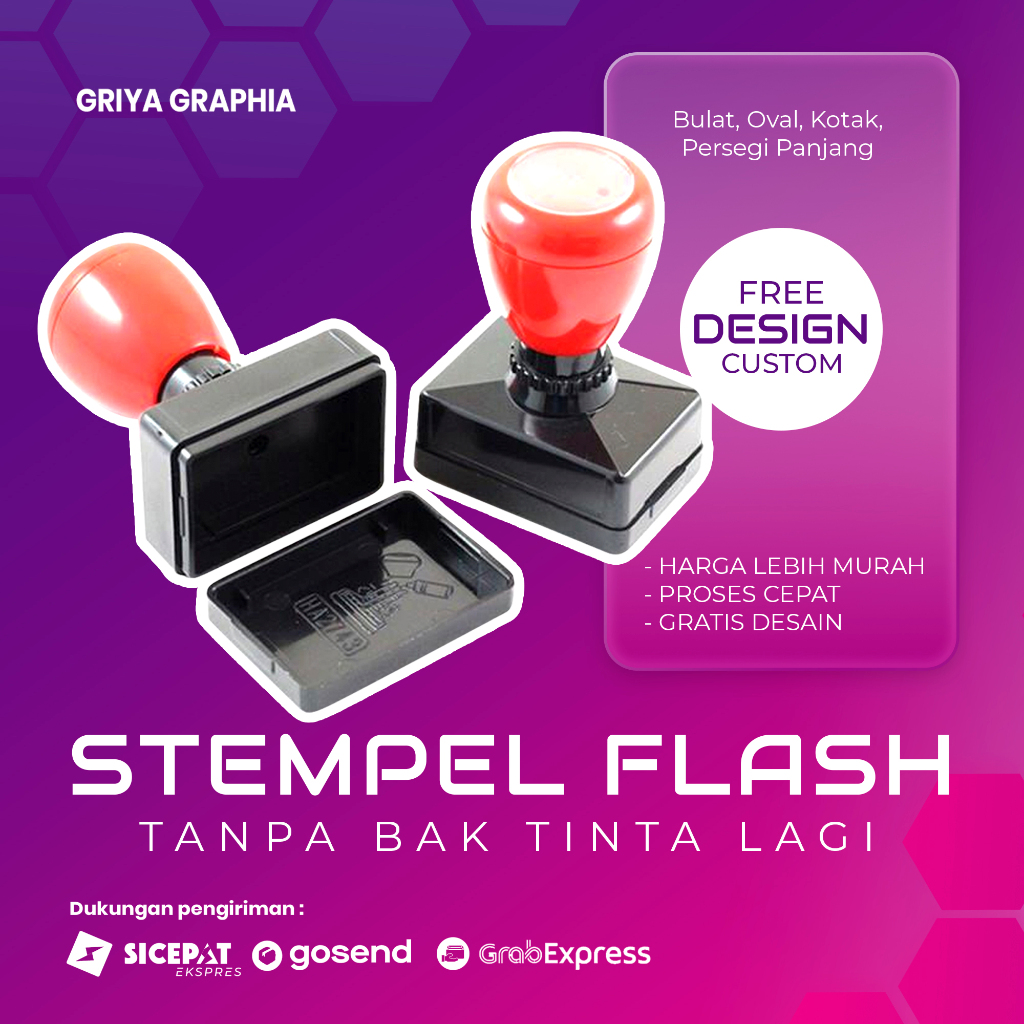 stempel besar |stempel |cap besar |stempel flash besar 1 warna