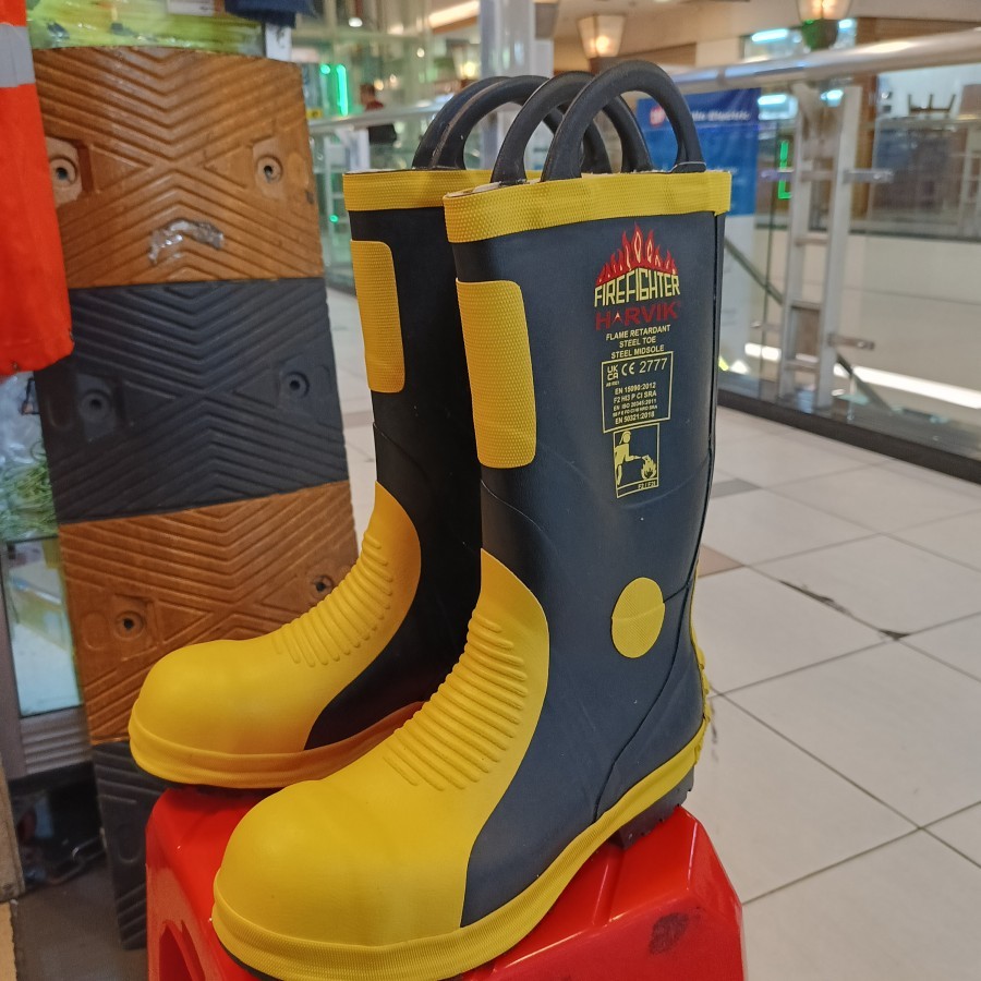 SEPATU PEMADAM HARVIX FIREFIGHTER BOOTS ORIGINAL