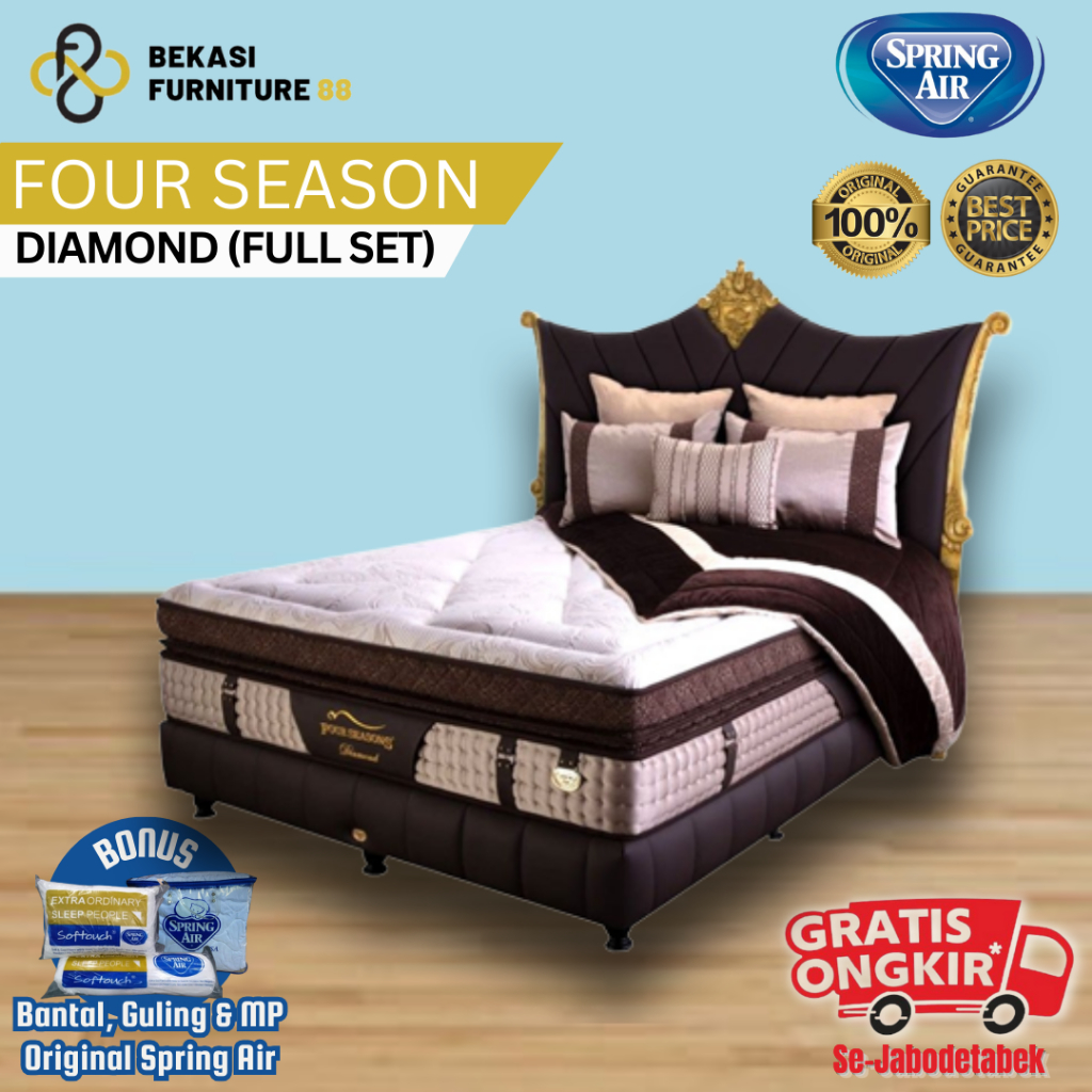 Full Set Springbed Spring Air New Diamond + Headboard Nicole