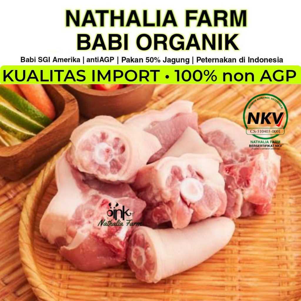 

EKOR BABI 500 gr / PIG TAIL - Babi Organik Nathalia Farm - Babi Import peternakan di Indonesia