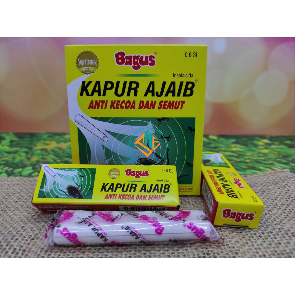 (1 PAK 2 PCS) SAE - BAGUS KAPUR AJAIB ORIGINAL PEMBASMI KECOA DAN SEMUT / KAPUR AJAIB ASLI / KAPUR B