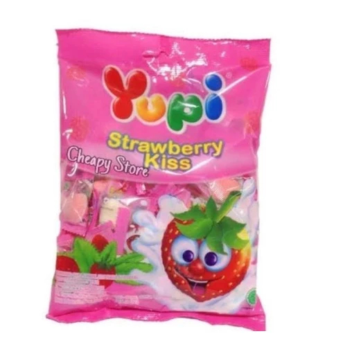 

PERMEN YUPI STROBERI KISS 120 GRAM