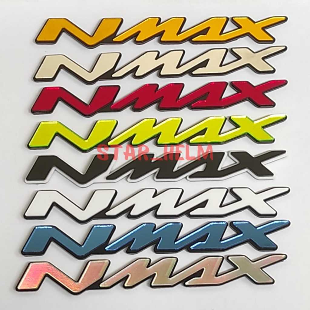 Logo Nmax | Emblem Logo Nmax | Emblem Logo 3D Yamaha Nmax | Emblem Akrilik Yamaha Nmax | Emblem Nmax