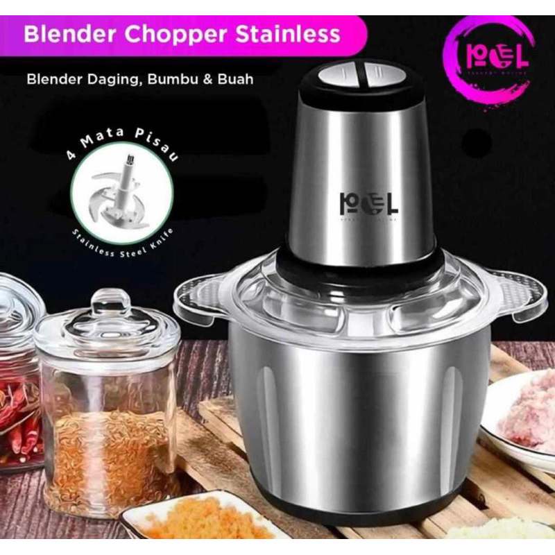 BLENDER DAGING STAINLESS 2LITER /blender penggiling daging