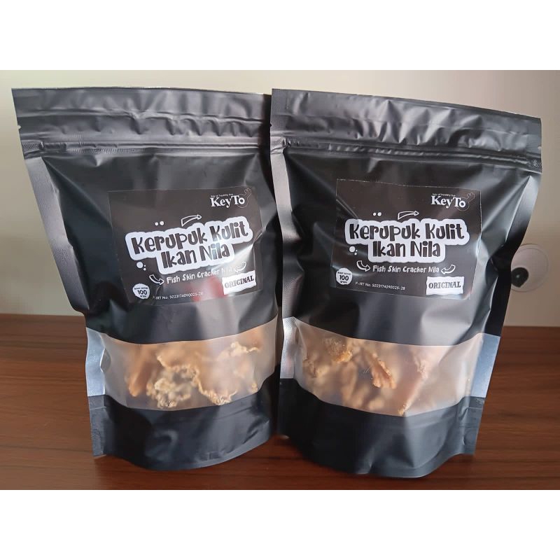 

Krupuk Kulit Ikan Nila Tanpa Tepung Varian Original Keto Friendly